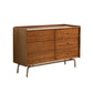 Mid-Century Modern Rectangle Accent Chest Solid Wood Accent Chest