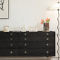 Mid-Century Modern Rectangle Accent Chest Solid Wood Accent Chest