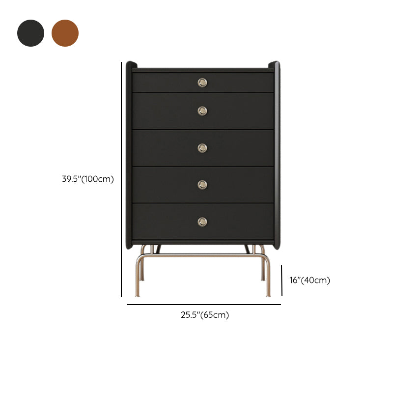 Mid-Century Modern Rectangle Accent Chest Solid Wood Accent Chest