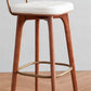 Industrial Style Wood Counter Chair Footrest Counter Stool for Living Room Clearhalo 'Bar Furniture' 'Bar Stools' 'bar_stools' 'furn' 'furn_bar_stools' 'Furniture' 'Kitchen & Dining Furniture' 7282323