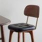 Industrial Style Wood Counter Chair Footrest Counter Stool for Living Room Clearhalo 'Bar Furniture' 'Bar Stools' 'bar_stools' 'furn' 'furn_bar_stools' 'Furniture' 'Kitchen & Dining Furniture' 7282327