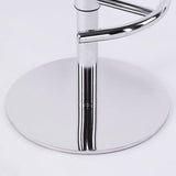 Upholstered Bar Stools Swivel Adjustable Height Bar Stool with Chrome Base
