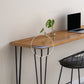 Modern Wood Rectangle Bar Table Metal Legs for Milk Tea Shop Clearhalo 'Bar Furniture' 'Bar Tables' 'bar_tables' 'furn' 'furn_bar_tables' 'Furniture' 'Kitchen & Dining Furniture' 7282767