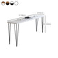 Modern Wood Rectangle Bar Table Metal Legs for Milk Tea Shop Clearhalo 'Bar Furniture' 'Bar Tables' 'bar_tables' 'furn' 'furn_bar_tables' 'Furniture' 'Kitchen & Dining Furniture' 7282774