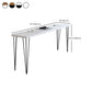 Modern Wood Rectangle Bar Table Metal Legs for Milk Tea Shop Clearhalo 'Bar Furniture' 'Bar Tables' 'bar_tables' 'furn' 'furn_bar_tables' 'Furniture' 'Kitchen & Dining Furniture' 7282775