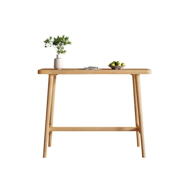 Moderne massief houten bartafel, rechthoekige eettafel voor de keuken