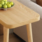 Moderne massief houten bartafel, rechthoekige eettafel voor de keuken