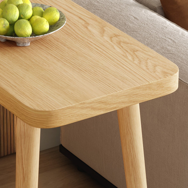 Moderne massief houten bartafel, rechthoekige eettafel voor de keuken