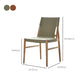 Silla lateral simple moderna silla de comedor marco de madera maciza para comedor para comedor