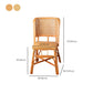 Contemporary Armless Wicker Chair Home Cane Back Dining Chair Clearhalo 'Dining Chairs' 'Dining Tables & Seating' 'dining_chair' 'furn' 'furn_dining_chair' 'Furniture' 'Kitchen & Dining Furniture' 7283497