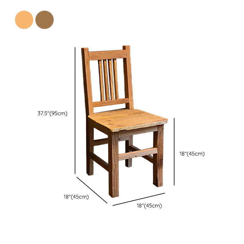 Dining Room Footrest Dining Chair Home Solid Wood Dining Chair Clearhalo 'Dining Chairs' 'Dining Tables & Seating' 'dining_chair' 'furn' 'furn_dining_chair' 'Furniture' 'Kitchen & Dining Furniture' 7283500