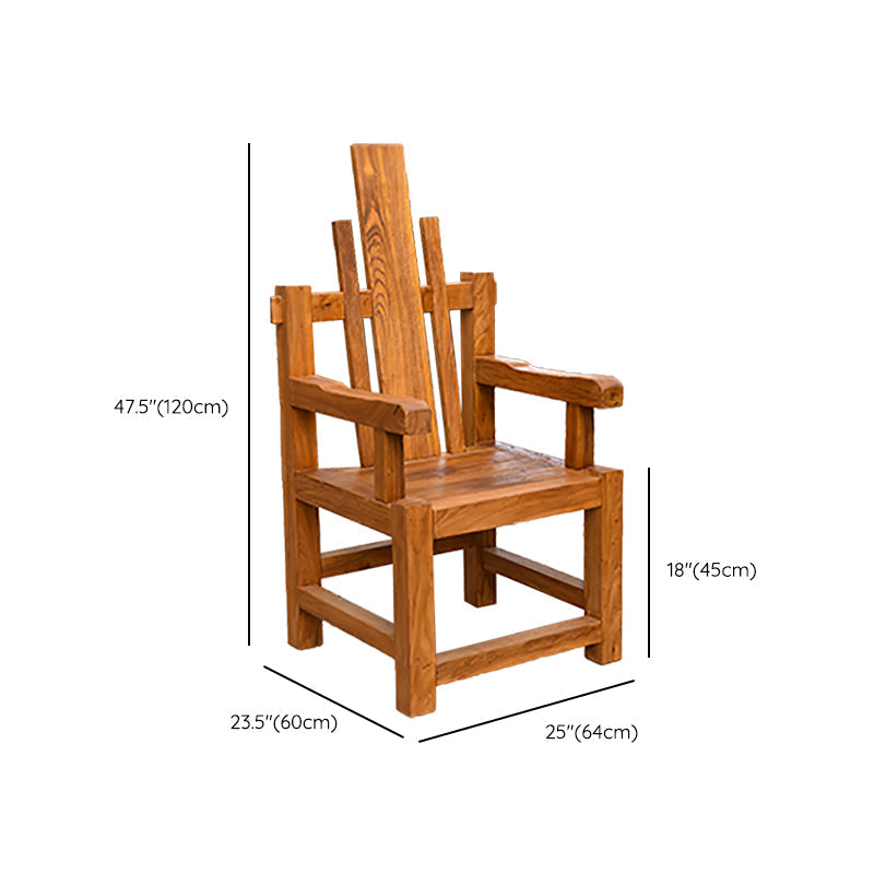 Dining Room Footrest Dining Chair Home Solid Wood Dining Chair Clearhalo 'Dining Chairs' 'Dining Tables & Seating' 'dining_chair' 'furn' 'furn_dining_chair' 'Furniture' 'Kitchen & Dining Furniture' 7283501