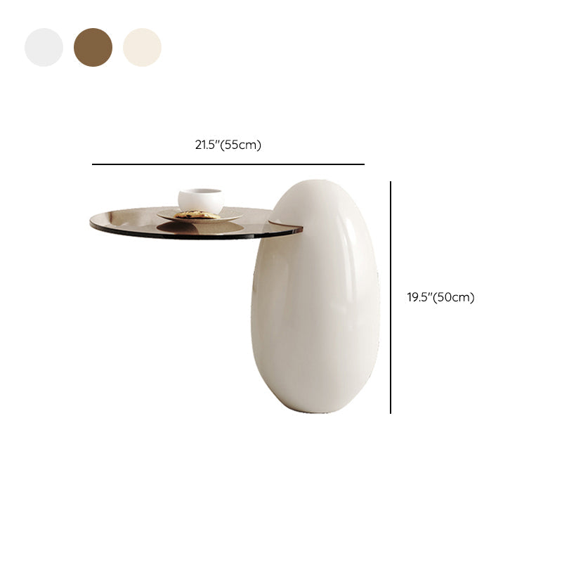 Wooden Coffee Table Round Nesting Coffee Table Set for Living Room Clearhalo 'Coffee & Accent Tables' 'Coffee Tables' 'coffee_tables' 'furn' 'furn_coffee_tables' 'Furniture' 'Living Room Furniture' 7283601