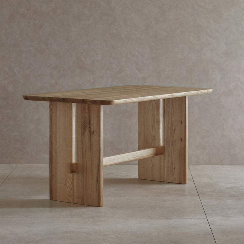 モダンスタイルのダイニング家具1/2/3/4/5 PCS長方形のテーブル付きソリッドウッドダイニングセット