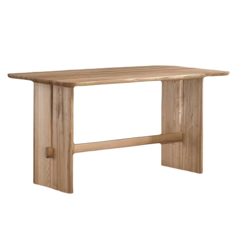 モダンスタイルのダイニング家具1/2/3/4/5 PCS長方形のテーブル付きソリッドウッドダイニングセット