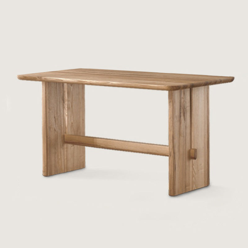 モダンスタイルのダイニング家具1/2/3/4/5 PCS長方形のテーブル付きソリッドウッドダイニングセット