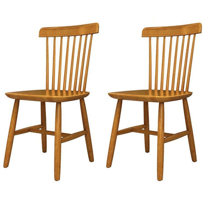 Round Dining Table Set with Wooden Chairs 1/2/5/11 Pcs Modern Solid Wood Dining Set 2 Wood Chairs Clearhalo 'Dining Room Sets' 'Dining Tables & Seating' 'dining_room_set' 'furn' 'furn_dining_room_set' 'Furniture' 'Kitchen & Dining Furniture' 7283635