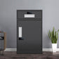 Industrial Metal Cabinet Vertical File Cabinet with Drawers and Storage Black 1 Clearhalo 'Filing Cabinets' 'filling_cabinets' 'furn' 'furn_filling_cabinets' 'Furniture' 'Office Furniture' 7283832