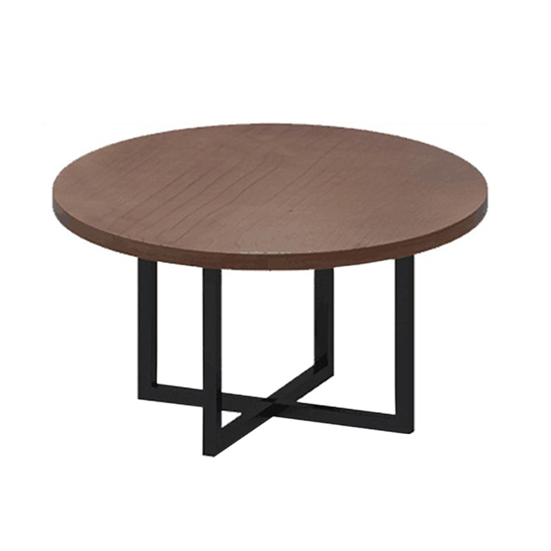 Dark Brown Solid Wood Dining Set 1/3/9 Pieces Dinette Set with Metal Chairs Clearhalo 'Dining Room Sets' 'Dining Tables & Seating' 'dining_room_set' 'furn' 'furn_dining_room_set' 'Furniture' 'Kitchen & Dining Furniture' 7283973