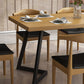 Set di dinette di legno industriale 1/2/7 PC mobili in legno massiccio per casa