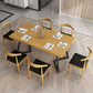Industrial Lightwood Dinette set 1/2/7 pc's massief houten meubels voor thuis