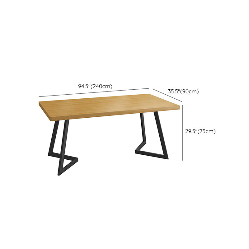 Set di dinette di legno industriale 1/2/7 PC mobili in legno massiccio per casa