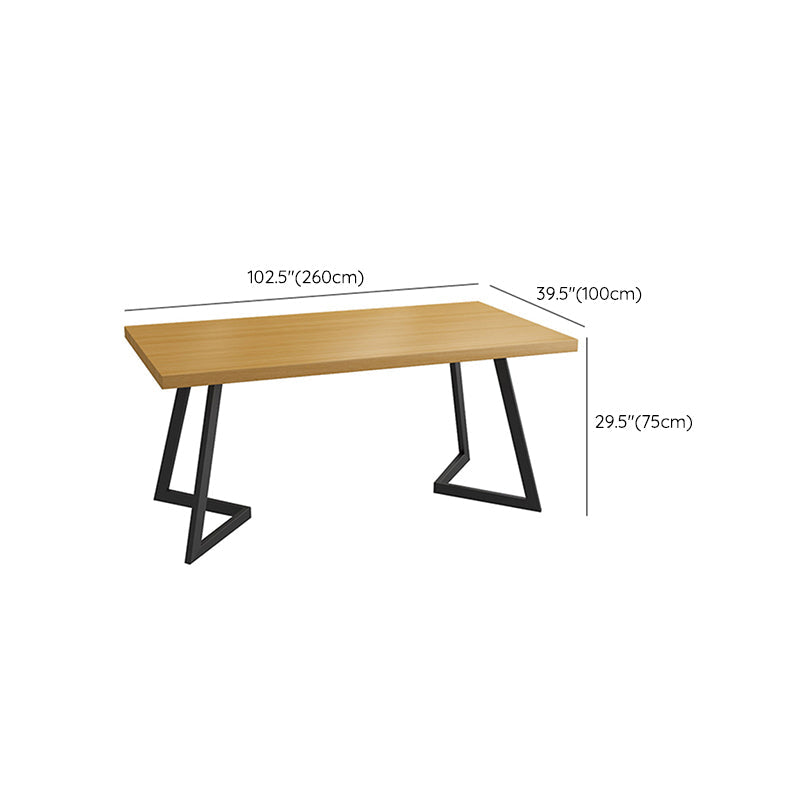 IndustrialLightwood Dinetteセット1/2/7 PCSホーム用の頑丈な木製家具