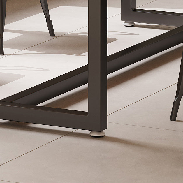 Ensemble de table à manger en bois industriel 1/2/5 pièces avec ensemble de meubles de cuisine de base en métal