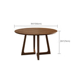 Modern Style Dinette Set 1/2/4/5 Pcs Round Solid Wood Dinette Table with Dining Chair Clearhalo 'Dining Room Sets' 'Dining Tables & Seating' 'dining_room_set' 'furn' 'furn_dining_room_set' 'Furniture' 'Kitchen & Dining Furniture' 7284058