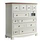 Coastal Dresser Solid Wood Storage Chest Dresser with Multi Drawers