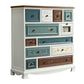 Coastal Dresser Solid Wood Storage Chest Dresser with Multi Drawers