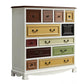 Coastal Dresser Solid Wood Storage Chest Dresser with Multi Drawers