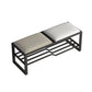Modern Cushioned Seating Bench Rectangle Shoe Storage Entryway Bench , 13.5 Inch W Clearhalo 'Benches' 'Chairs & Seating' 'furn' 'furn_benches' 'Furniture' 'Living Room Furniture' 7284360