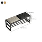 Modern Cushioned Seating Bench Rectangle Shoe Storage Entryway Bench , 13.5 Inch W Clearhalo 'Benches' 'Chairs & Seating' 'furn' 'furn_benches' 'Furniture' 'Living Room Furniture' 7284368
