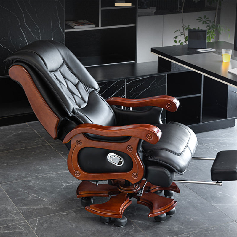 Base tradizionale in metallo reclinabile standard a colore girevole con poggiapiedi