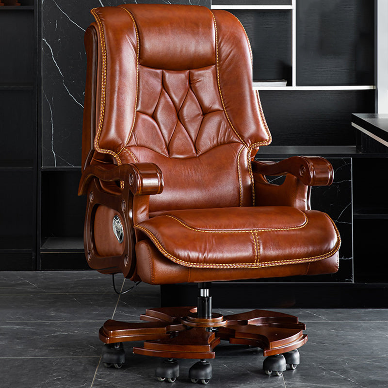 Base tradizionale in metallo reclinabile standard a colore girevole con poggiapiedi