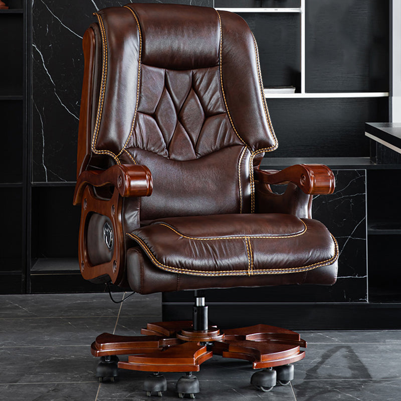 Base tradizionale in metallo reclinabile standard a colore girevole con poggiapiedi