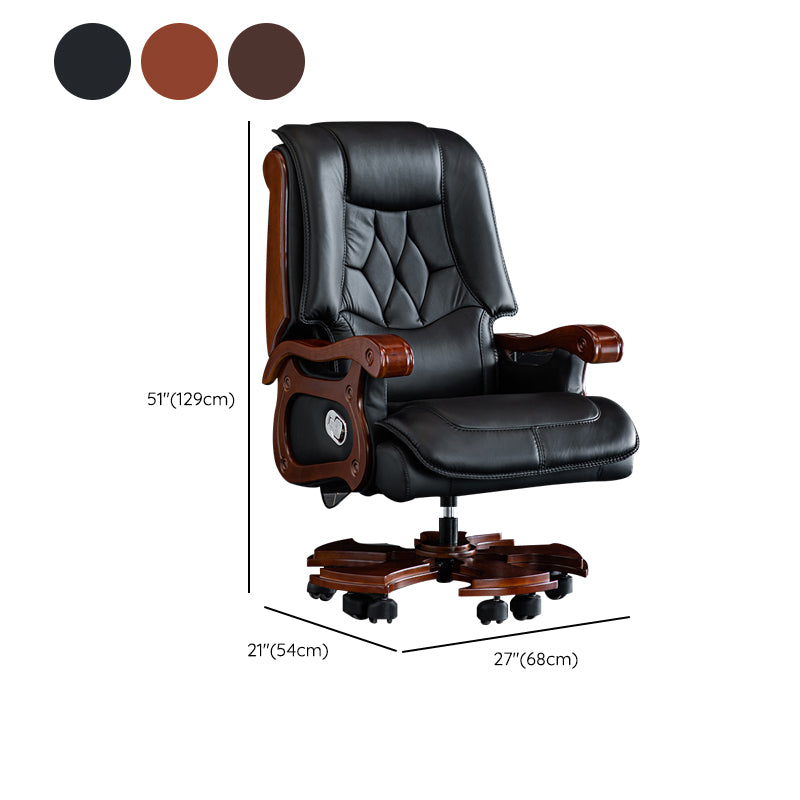 Base tradizionale in metallo reclinabile standard a colore girevole con poggiapiedi