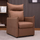 Fauteuil inclinable de couleur unie moderne 40.55 "H fauteuil inclinable avec repose-pieds