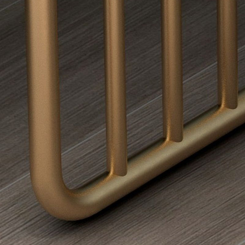 Glam ijdelheid bureau in wit met laden kaptafel met metalen basis