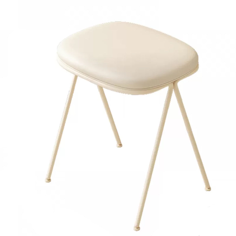 Vanity di trucco metallico moderno per camera da letto con un set di vanità per il trucco del cassetto