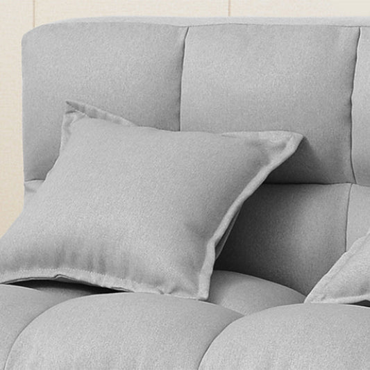 Fabric Adjustable Sleeper Sofa Biscuit Back 47.6" W Flared Arm Loveseat