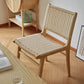 Solid Wood Lounge Chair Woven Back Side Chair with Wooden Legs Clearhalo 'Accent Chairs' 'accent_chairs' 'Chairs & Seating' 'furn' 'furn_accent_chairs' 'Furniture' 'Living Room Furniture' 7285821