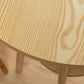 Natural Finish Pub Table Set 1/3 Pieces Bar Set with Wooden Stools