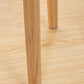 Natural Finish Pub Table Set 1/3 Pieces Bar Set with Wooden Stools