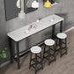 Rectangle Counter Height Pub Set 1/3/4/5/6/7 Pcs Iron Frame Bar Table and Stools Clearhalo 'Bar Furniture' 'furn' 'furn_home_bar_bar_sets' 'Furniture' 'Home Bars & Bar Sets' 'home_bar_bar_sets' 'Kitchen & Dining Furniture' 7286694