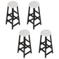 Rectangle Counter Height Pub Set 1/3/4/5/6/7 Pcs Iron Frame Bar Table and Stools Chair(s) None 4 Piece Set Clearhalo 'Bar Furniture' 'furn' 'furn_home_bar_bar_sets' 'Furniture' 'Home Bars & Bar Sets' 'home_bar_bar_sets' 'Kitchen & Dining Furniture' 7286700
