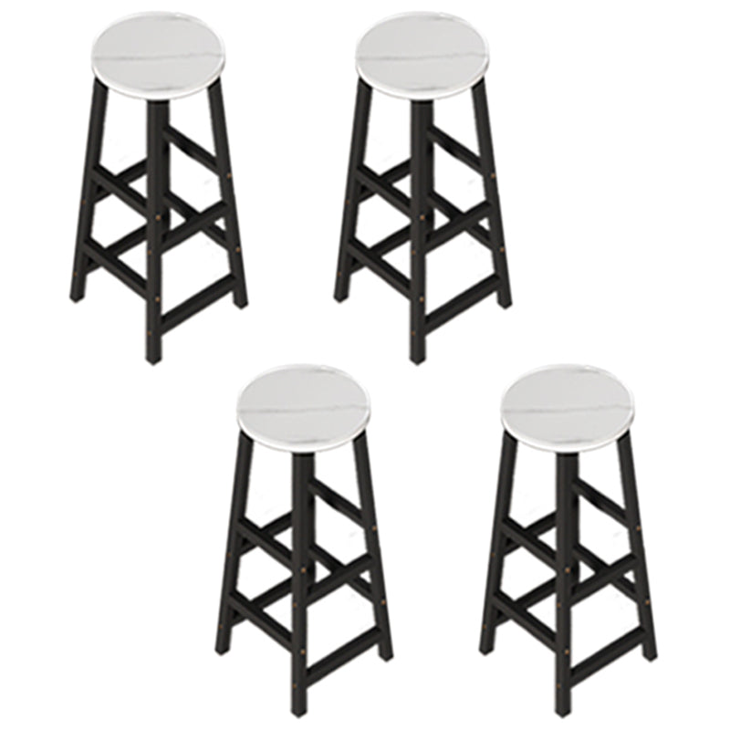 Rectangle Counter Height Pub Set 1/3/4/5/6/7 Pcs Iron Frame Bar Table and Stools Chair(s) None 4 Piece Set Clearhalo 'Bar Furniture' 'furn' 'furn_home_bar_bar_sets' 'Furniture' 'Home Bars & Bar Sets' 'home_bar_bar_sets' 'Kitchen & Dining Furniture' 7286700