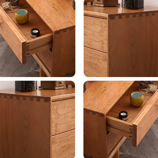 Scandinavian TV Stand Console Wooden TV Media Stand with Drawers Clearhalo 'furn' 'furn_tv_stands_entertainment_centers' 'Furniture' 'Living Room Furniture' 'TV Stands & Entertainment Centers' 'TV Stands & Media Storage Furniture' 'tv_stands_entertainment_centers' 7287883