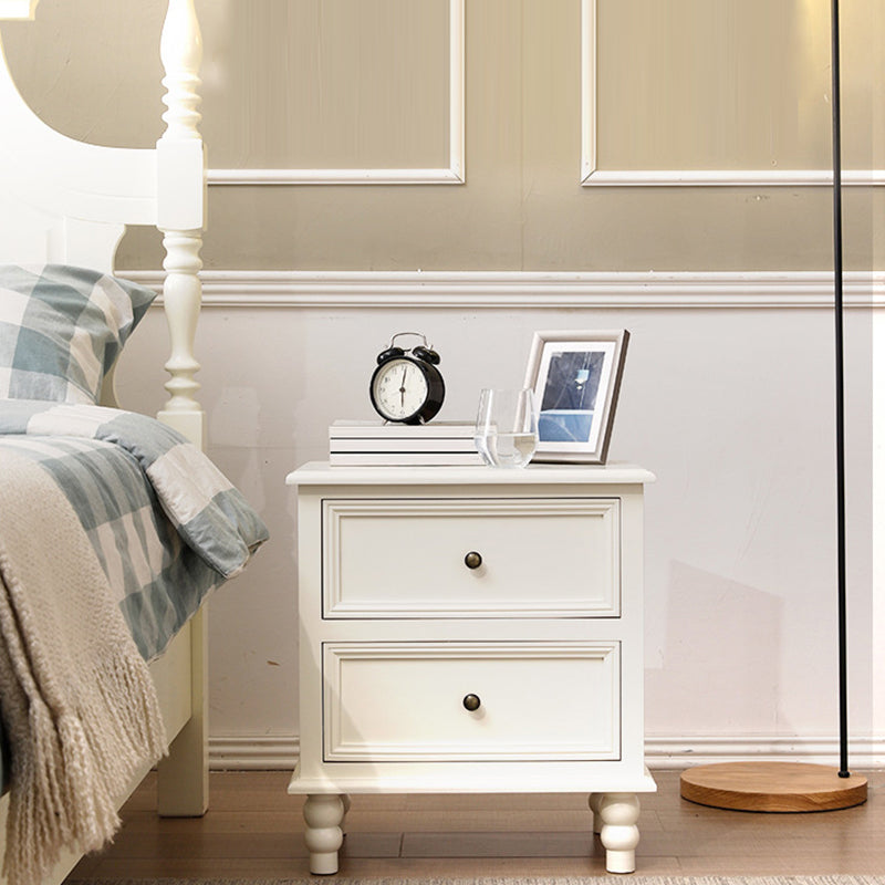 Traditional Night Table Drawer Storage Pine Nightstand with Legs for Bedroom Clearhalo 'Bedroom Furniture' 'furn' 'furn_night_stand' 'Furniture' 'night_stand' 'Nightstands' 7287968